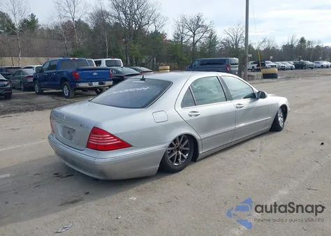 2004 Mercedes-Benz S 430 4Matic z USA, uszkodzony, nr VIN WDBNG83J74A396902